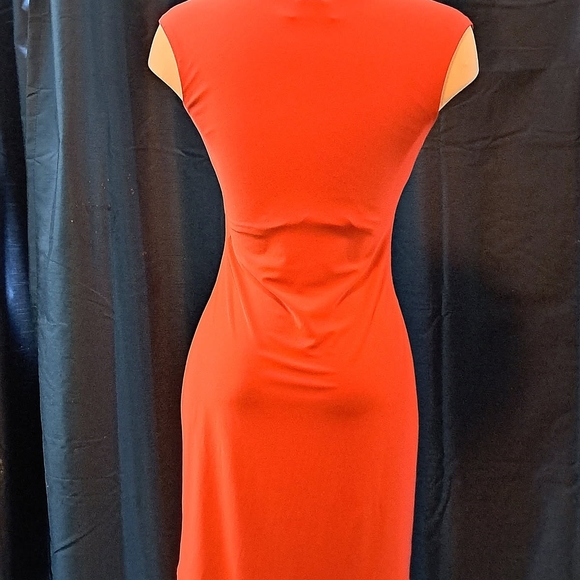 Joseph Ribkoff  Twist-Front Dress - Picture 2 of 4